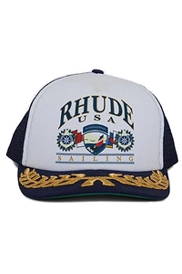 Rhude Usa Sailing Icon Trucker Hat