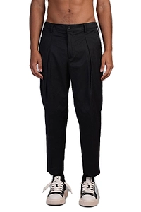 Rhun Elastic Waist Pleated Pants