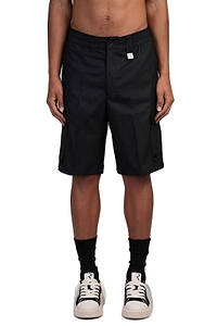 Rhun Elasticated Waistband Pleated Shorts