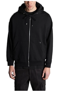 Rhun Hooded Zip-Up Sweatshirt