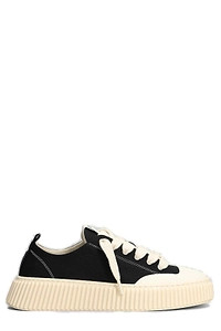 Rhun Round-Toe Lace-Up Sneakers