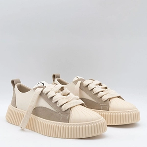 Rhun Treble Textured Low-Top Sneakers