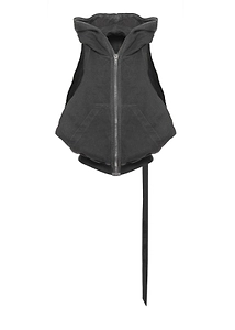 Rick Owens Drkshdw Sleeveless Hooded Sweatshirt