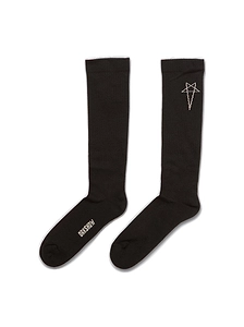 Rick Owens Drkshdw Star-Embroidered Stretched Socks