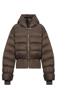 Rick Owens Hooded Puffer Down Jacket