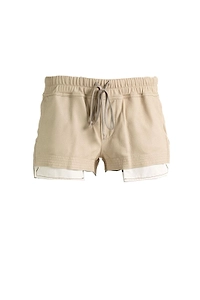 Rick Owens Layered Drawstring Shorts