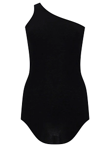 Rick Owens Lilies One-Shoulder Fitted Top