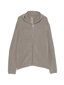 Rick Owens Long Sleeved Zip-Up Hoodie