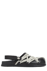 Rick Owens Megalace Laced-Up Mules