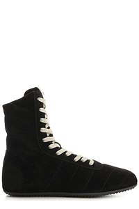 Rick Owens Quilted Chevron High-Top Sneakers