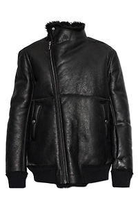 Rick Owens Shearling Biker Jacket