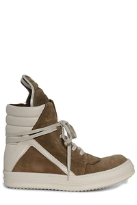 Rick Owens Temple Geobasket High-Top Sneakers