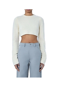 Rier Cropped Knitted Jumper