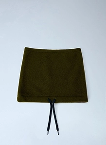 Drawstring Fleece Neck Warmer