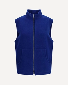 Rier Zip-Up Stand Collar Vest