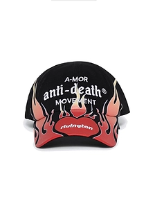 Rivington Roi Rebis Anti Death Logo Embroidered Baseball Cap