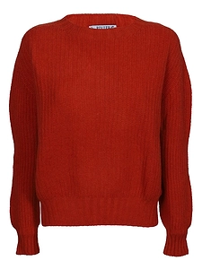 Riviera Cashmere Ribbed Crew Neck Knitted Sweater