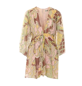 Clove Printed Mini Dress