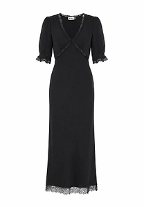 Annina Lace-Trim Maxi Dress