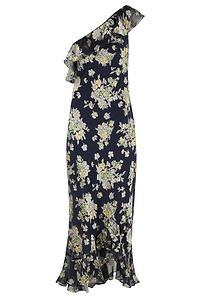 Rixo Leon Devoré Maxi Dress