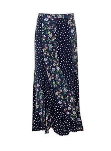 Rixo Ruffle Floral Skirt