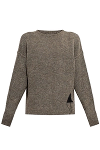 Roa Distressed Logo Knitted Jumper