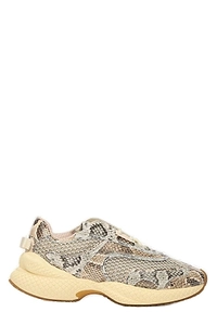 Roberto Cavalli Animal Printed Lace-Up Sneakers
