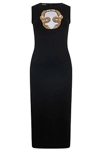 Roberto Cavalli Embroidered Sleeveless Dress