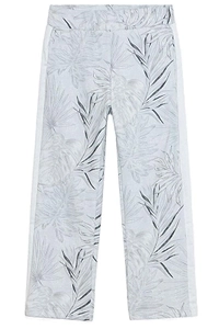 Roberto Cavalli Junior Foliage-Printed Straight-Leg Pants