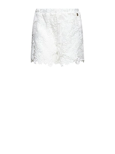 Roberto Cavalli Junior Lace-Detailed Elasticated Waistband Shorts