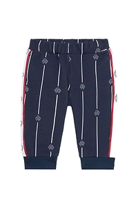 Roberto Cavalli Junior Logo-Patch Striped Track Pants