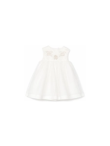 Roberto Cavalli Kids Logo-Embroidered Flared Dress
