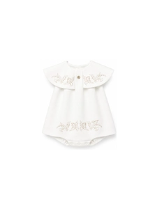 Roberto Cavalli Kids Peter Pan Embroidered Dress