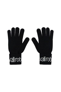 Roberto Cavalli Logo Gloves