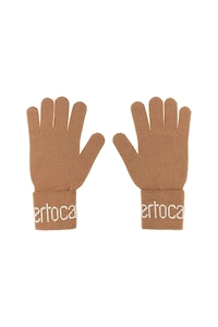 Roberto Cavalli Logo Gloves