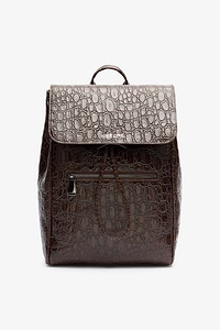 Roberto Cavalli Logo Stamp Embossed Backpack