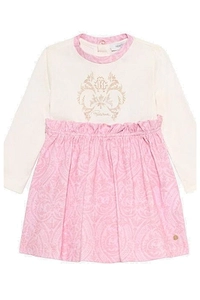 Roberto Cavalli Long-Sleeved Paisley Printed Dress