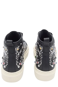 Roberto Cavalli Stud Embellished High-Top Sneakers