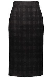 Rochas Checked Pencil Skirt