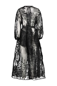 Rochas Embroidered Design Opera Coat