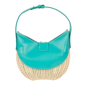 Rodo Woven Trim Shoulder Bag