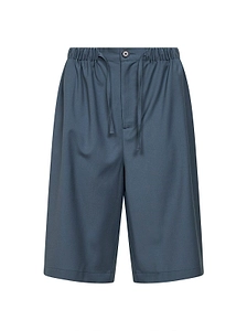 Rose Burrito Drawstring Bermuda Shorts