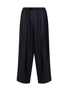 Rose Burrito Drawstring Wide-Leg Pants