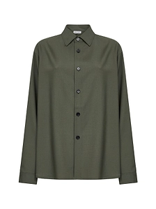 Rose Burrito Oversized Button-Up Shirt