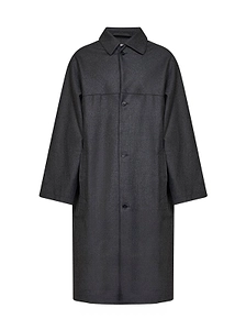 Rose Burrito Single-Breasted Coat