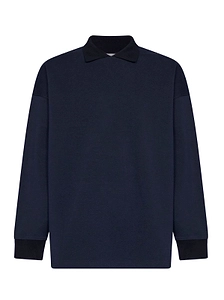 Rose Burrito Long Sleeved Polo Shirt