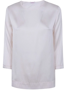 Rossopuro 3/4 Sleeve Silk Top