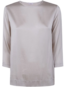 Rossopuro 3/4 Sleeve Silk Top