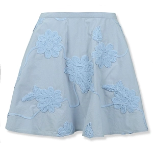 Berty Textured Floral Mini Skirt