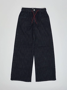 Roy Roger's Elastic-Waist Wide-Leg Jeans